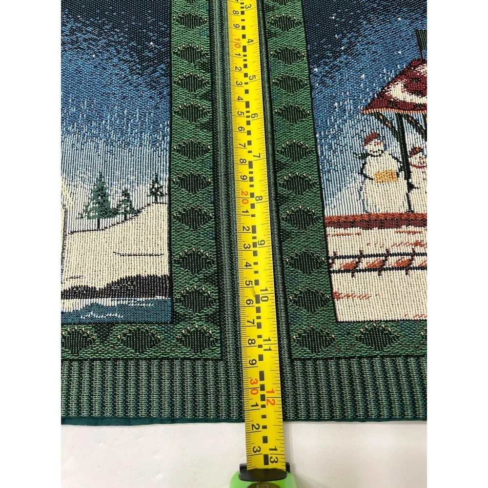 Christmas Table Runner Tassels 62x12.5